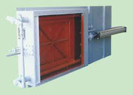 Tipo de aço porta de regulamento de FTJM do defletor para o fluxo médio de regulamento do conduto da caldeira