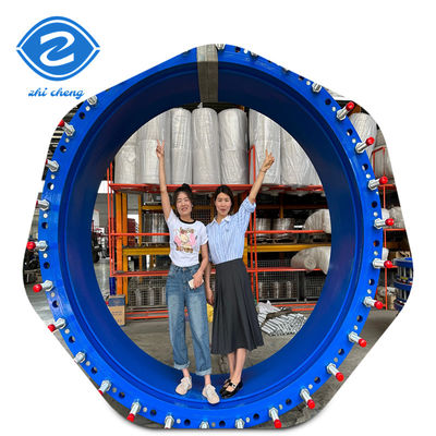 Desmontagem de flange Junção telescópica para tubos Hdpe ISO de perfuração de flange duplo Acessórios de válvula de ferro fundido