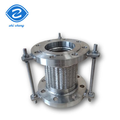 Água 304 316 aço inoxidável conector de mangueira de metal flexível flanges bellows bombas de sucção linhas