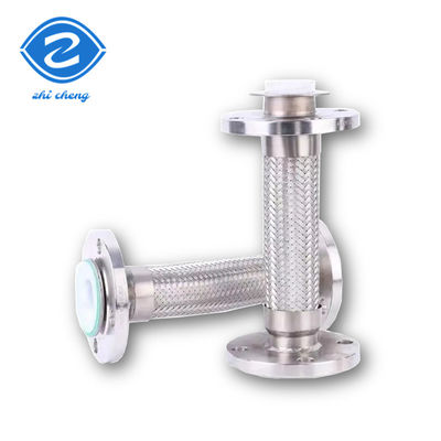 DN32 DN3000mm Lp Radiador de gás de aço inoxidável mangueira trançada flanges de metal