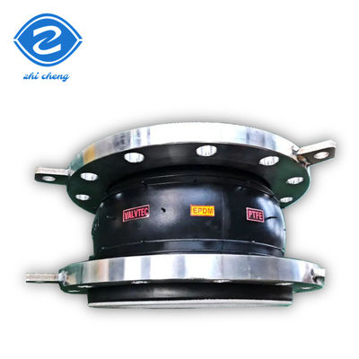 Pn16pn10 Compensador de flange de aço carbono Junção de expansão de borracha com esfera de borracha epóxi