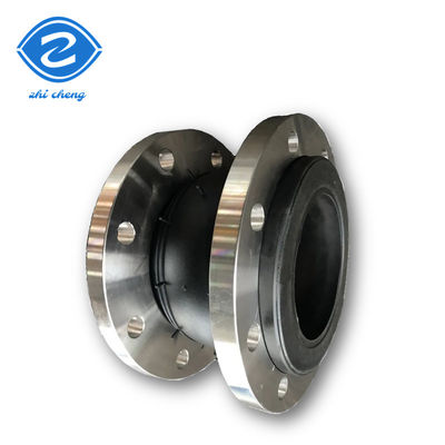DN15-DN4000 Tubos Junção de expansão de borracha flexural com suporte de válvula e flange 304