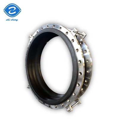 Junção de expansão de borracha de flange de aço inoxidável para sistemas de tubulação industriais