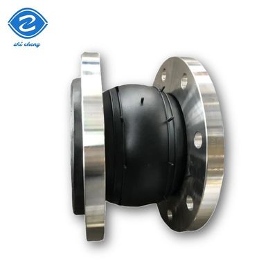 Compensador DN450 DN100 Conector de bola Epdm Esfera de flange único Bellow Junção de borracha de expansão flexível