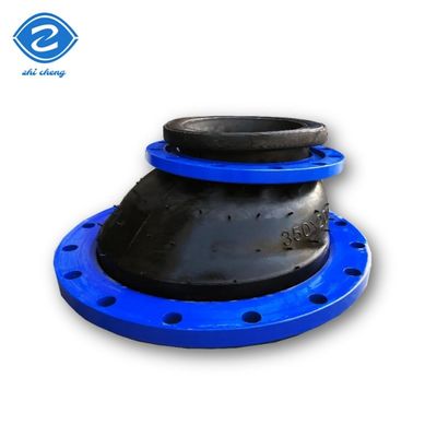 Redutor excêntrico EPDM articulação de expansão de borracha DN200-DN350 projeto horizontal inferior Redutor excêntrico revestido em PTFE para tubulações químicas