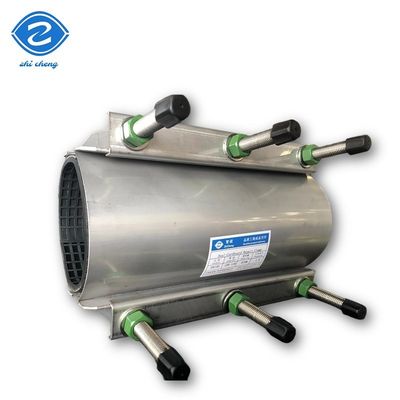 Braçadeira de reparo de tubos com placa de aço inoxidável, clipe duplo, resistente a ácidos e álcalis, dispositivo de vedação de vazamentos de tubos resistente à corrosão, reparo de emergência de vazamentos em juntas de tubos de ferro fundido/PE