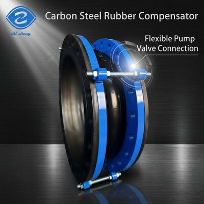 DN15-DN4000 Pn16 Pn10 Compensador de borracha de flange de aço carbono Monosfera de borracha epóxi