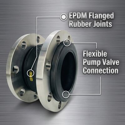 Ss304 Junção flexível de borracha de expansão EPDM tipo flange