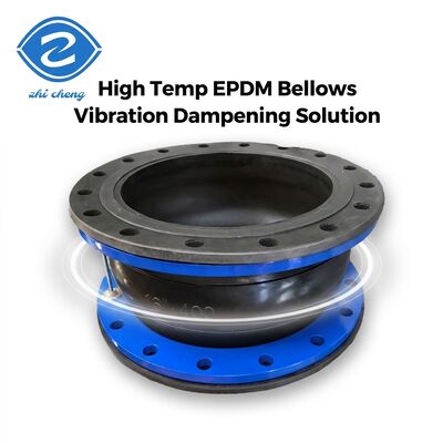 DN25-DN3000 juntas de expansão de tubos flexíveis de borracha Flancos totalmente fechados EPDM Esfera única